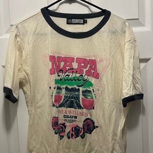 Anthropologie Girl Dangerous size small graphic tee